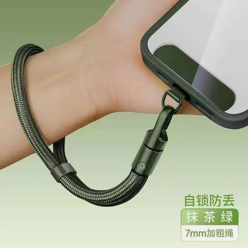 Mobile Phone Lanyard Wrist Strap Phone Case Anti-Lost Anti-Drop Neck Strap Stainless Steel Bending Clip Strap Camera Chain Hanging Strap