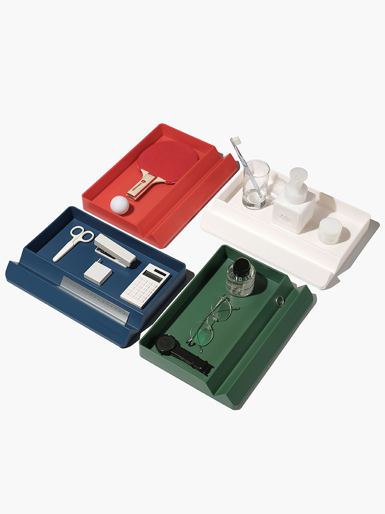 MUID storage island multi-function storage box Makeup desk Office desktop cosmetics Student creative storage box