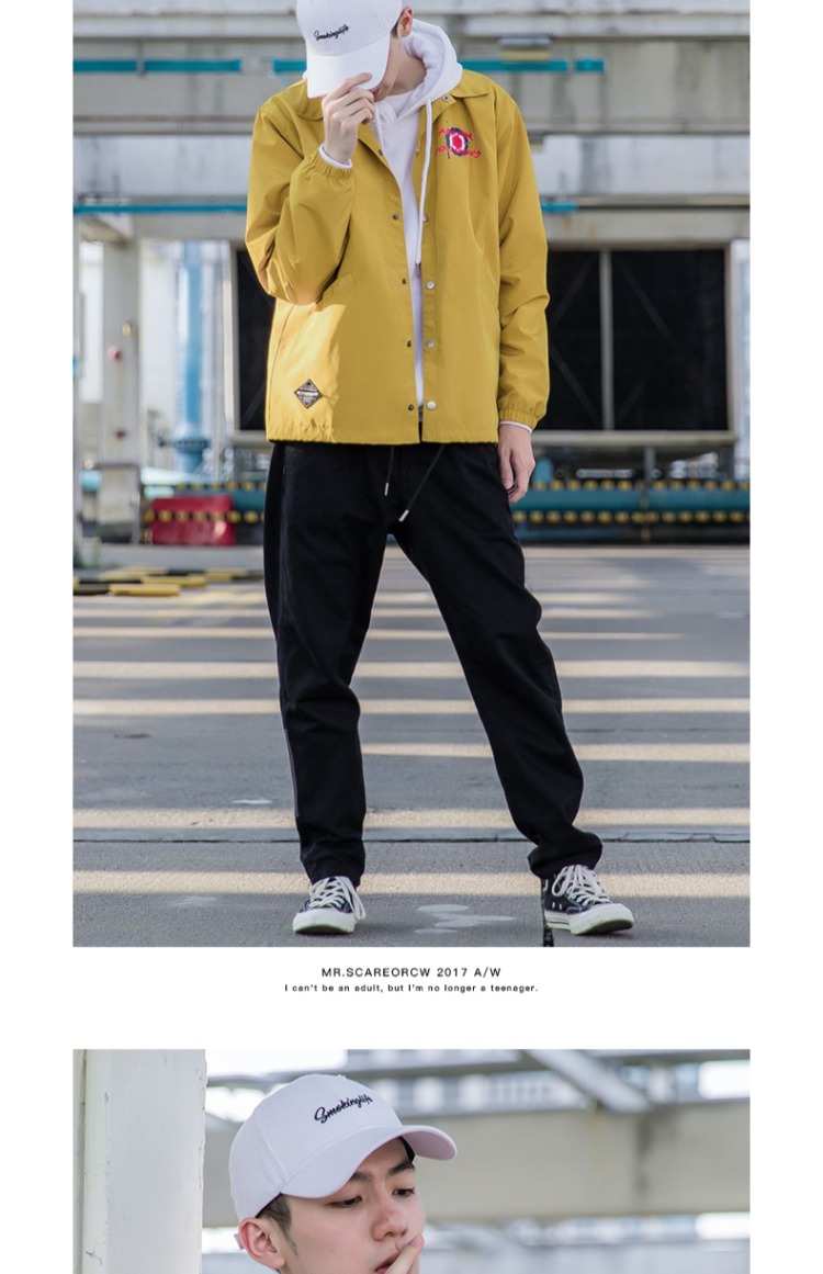 Guo Chao Original Tide thương hiệu áo khoác gió nam áo khoác hip hop đường phố châu Âu và Mỹ Nhật Bản phong cách thể thao Harajuku áo gió dù