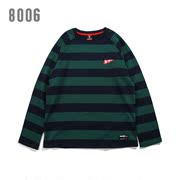 VAMTAC Tide Nhãn hiệu mùa thu sọc Guard nam dài tay áo Loose-fitting Vòng cổ Hip-Hop Harajuku Bf nam và nữ.