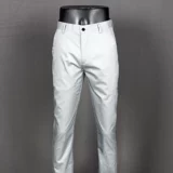 Мужские трехмерные летние приталенные модные штаны для отдыха, свободный прямой крой, в корейском стиле