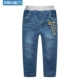 Cá rất nhỏ 38729 bé trai mùa đông mới chần bông denim đan quần cotton 100-140 full trăm yếm bò bé gái đẹp