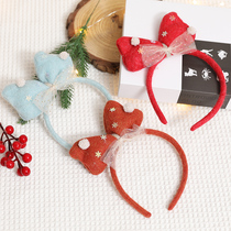 Christmas decorative antler headband hair hoop Christmas hat adult children Christmas gift hairclip Christmas ornaments