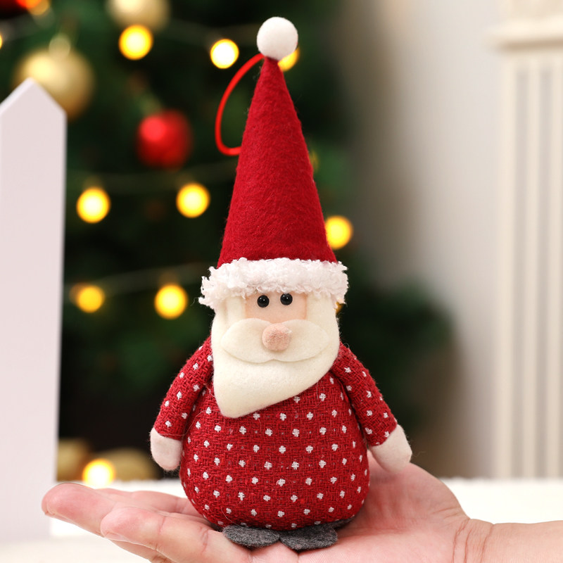 Christmas decorations Christmas tree pendant Santa Claus snowman doll doll pendant Christmas gift