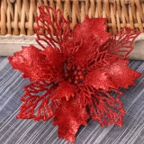 Рождественский золотой красный декор, аксессуар, подвеска