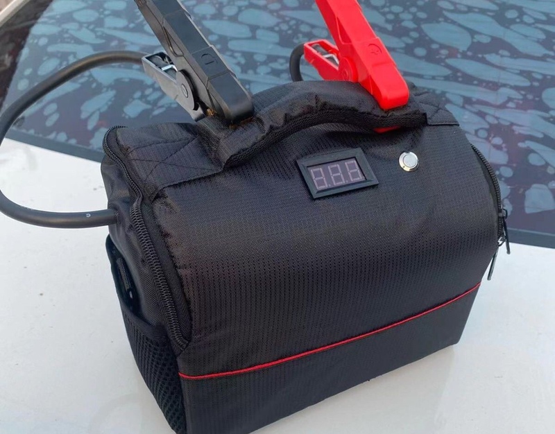 Capacitor-Powered Professional Car Jump Starter Battery Booster Device for Emergency Vehicle Start-Up
