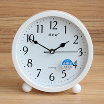Clock ornaments personalized creative clock home desktop living room bedroom mute desktop clock modern simple seat clock