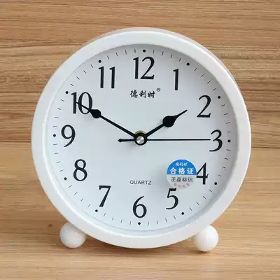 Clock ornaments personalized creative clock home desktop living room bedroom Silent desktop clock modern simple seat clock