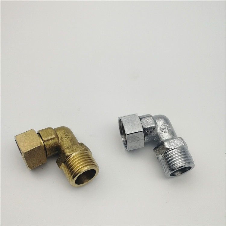 4 parts thickened copper alive contact elbow internal and external wire water pump water heater 90-degree bent internal and external tooth water pipe living knot joint