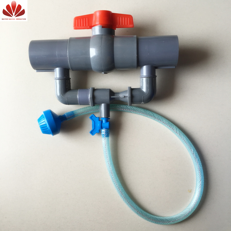 Venturi fertilizer applicator Fertilizer suction device Greenhouse micro-spray drip irrigation set Fertilizer water integrated spraying machine Fertilizer injection device