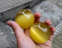 Fitness ball handball non-yoga ball infinite ball solid natural jade hand grip ball iron ball cat eyeball gift
