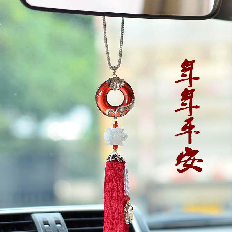 Carpenter car pendant upscale car accessories trolley Pau safe hanging decoration rear mirror perfume pendant woman in car hanging ornament male