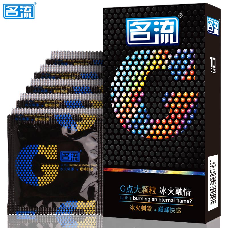 Name Streaming Condom Ice Fire Thaw 30 only fit byt Adult Spice Supplies G Point Sleeve Large Pellet Condom