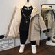 Boys' Trendy Fleece-Lined Cotton Jacket 2026 New Stylish Baby Winter Cotton Coat Children's Thickened down Cotton Outerwear