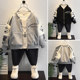 Boys' jackets spring and autumn 2022 new children's fashionable shirts boys autumn handsome casual baseball uniforms