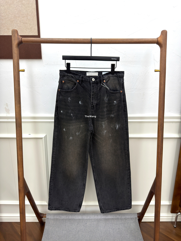 Ol26Ss Vastcut Men's Splash-Ink Jeans Imported from Portugal