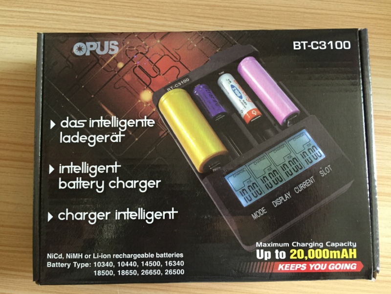 Original Opus Bt-C3100 Smart Lithium Battery Nickel-Metal Hydride Lcd Multi-Function Charger Capacity Tester Charger Original Opus Bt-C3100 Smart Lithium Battery Nickel-Metal Hydride Lcd Multi-Function Charger Capacity Tester Charger