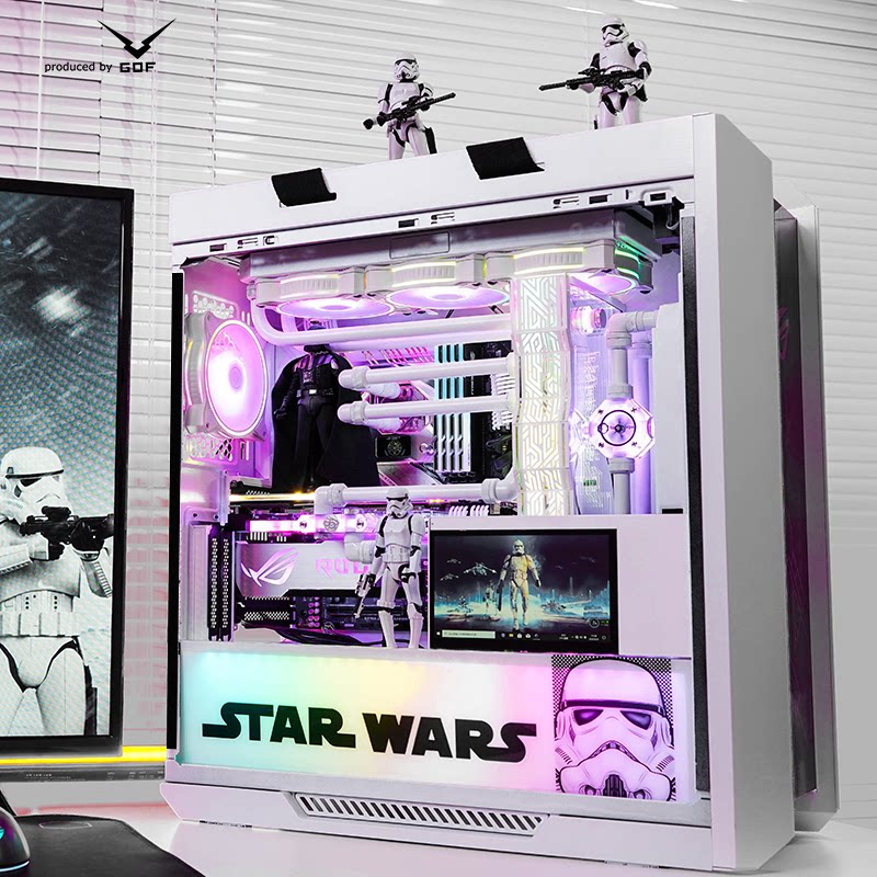 rog family bucket i9 10900K 11900K 3070 3090 3080ti graphics card water-cooled host computer