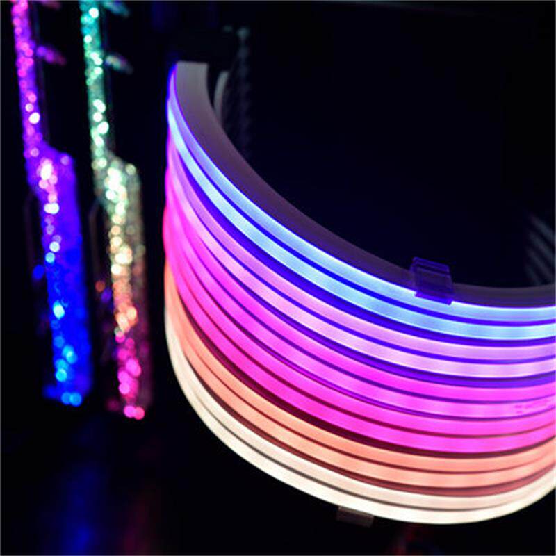 Lianli LIANLI neon color line 3 generation 24Pin 8Pin chassis power supply graphics card extension light-emitting line silver-plated wire