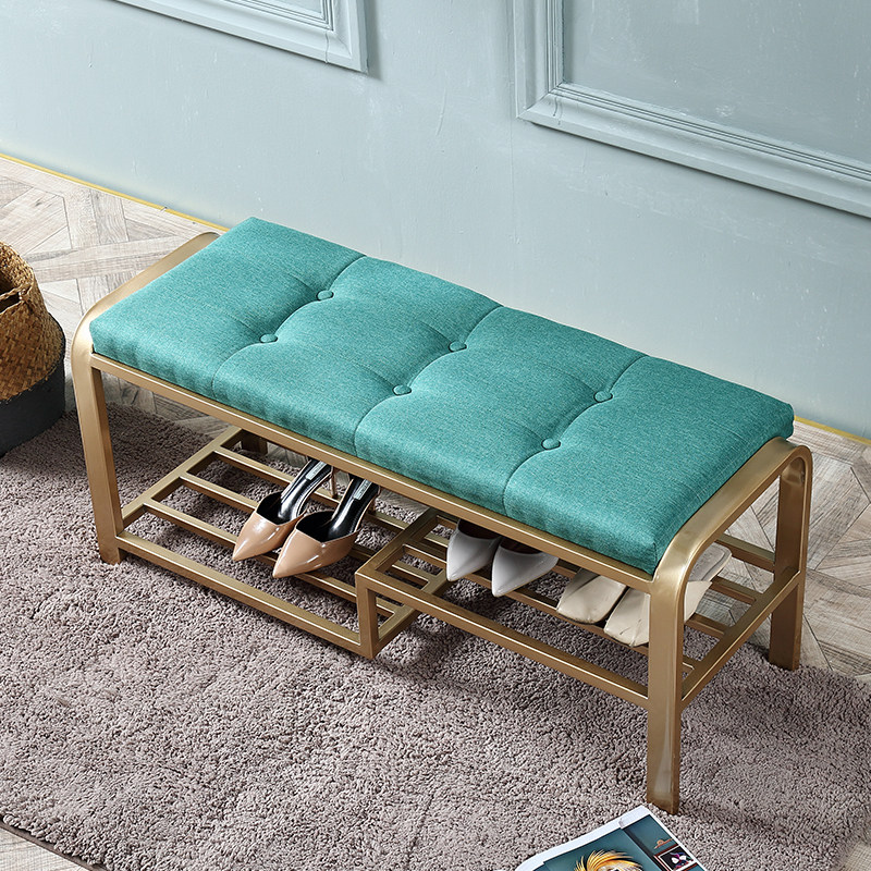 Nordic minimalist modern shoe changing stool living room sofa stool bench bench clothing store fitting stool fashion creative home stool