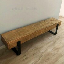 Nordic shoe changing stool bench simple B&B shoe changing stool home log TV cabinet retro creative rest low stool