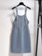Denim Suspender Skirt for Girls, Summer 2026 New Style, for Junior High and High School Girls, Petite Size, Spring Trendy Outfit Dress