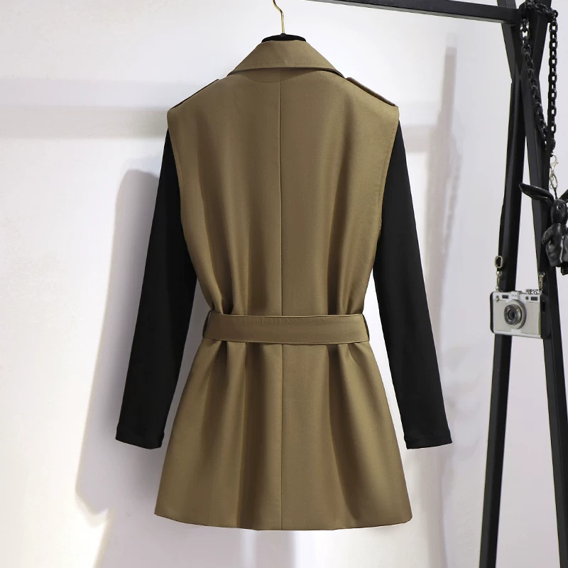 Осеннее trench coat, элитная куртка, набор, для подростков, коллекция 2022