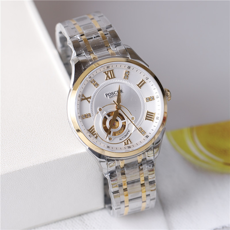 Authentic Porsche Watches for Men and Women, Couple Watches, Mechanical Watches, Trendy Skeleton Design, Porsche 6085