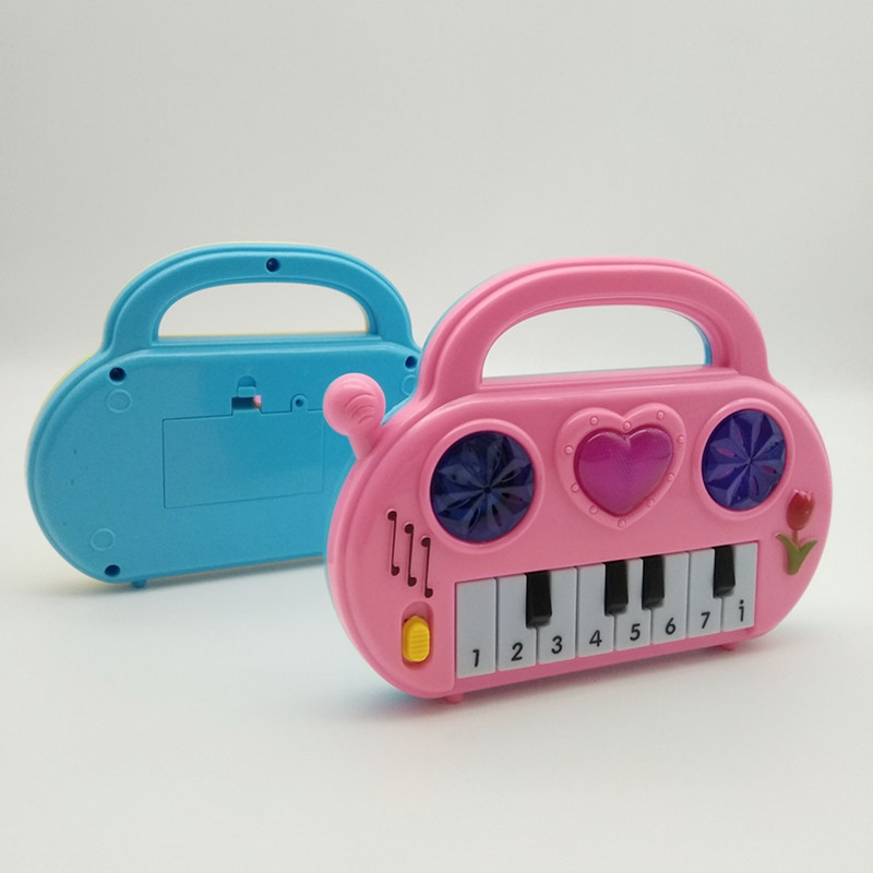 Cartoon Electronic Qin Mini Portable Can Play Children Early Education Enlightenment Puzzle Toy Kindergarten Small Gift