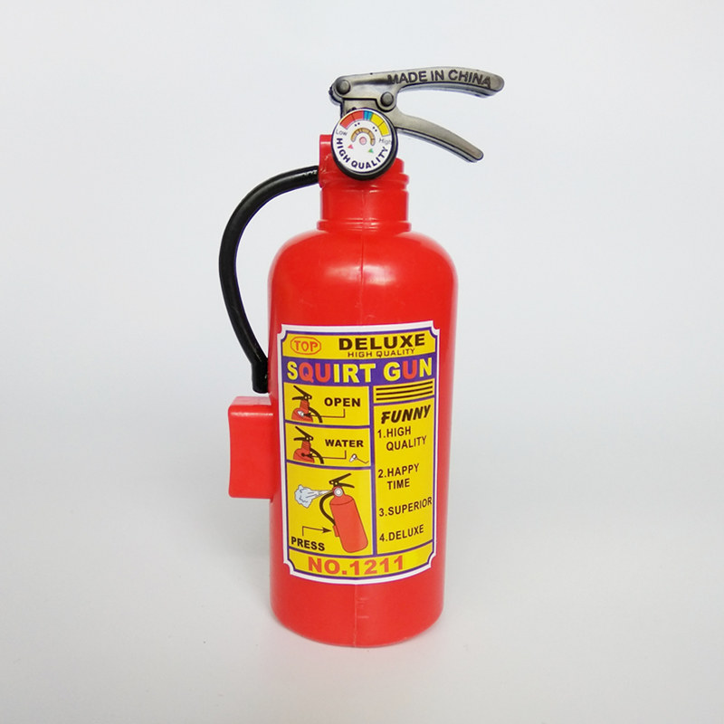 Fire extinguisher water gun small simulation fire sprinkler gun summer parent-child games children playing water toys small gift