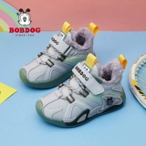 Удерживающие тепло демисезонные утепленные туфли для мальчиков, детская спортивная спортивная обувь