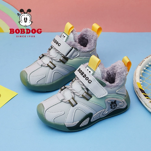 Удерживающие тепло демисезонные утепленные туфли для мальчиков, детская спортивная спортивная обувь