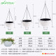 Automatic water-absorbing succulent meat flower pot hanging basket hanging orchid hanging lazy creative plastic green radish extra large flower pot