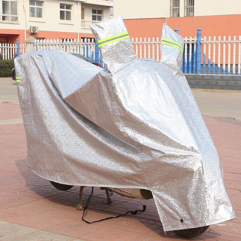 Electric vehicle motorcycle rain cover battery car rain cover thick sunscreen car coat cover sun cover cloth dust cover