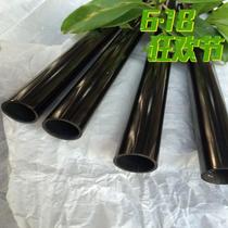 304201 stainless steel black titanium gold round pipe titanium gold rose gold square pipe rectangular pipe wire drawing mirror colour pipe