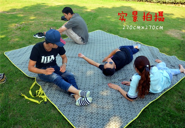 Thảm ẩm ngoài trời mat 300x300 tăng dày mở rộng lều chống thấm nước cắm trại mat bò - Thảm chống ẩm / Mat / Gối chieu ngu van phong