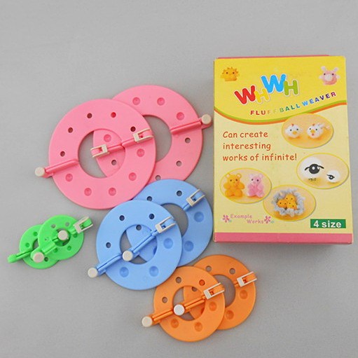 DIY Hand Knitting Tools Pom-Pom Maker Yarn Ball Maker Bamboo Needle Stick Needle Stainless Steel Needle Various Buttons Special Price