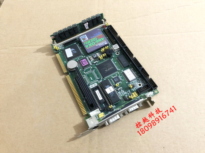 Yanhua PCA-6145R C1 486 Industrial Control Motherboard CPU Half-length Card Sends CPU Memory