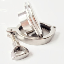 304 stainless steel clamp blind plate set sanitary-grade precision casting hoop boring plate quick-fit joint plug new 38 25