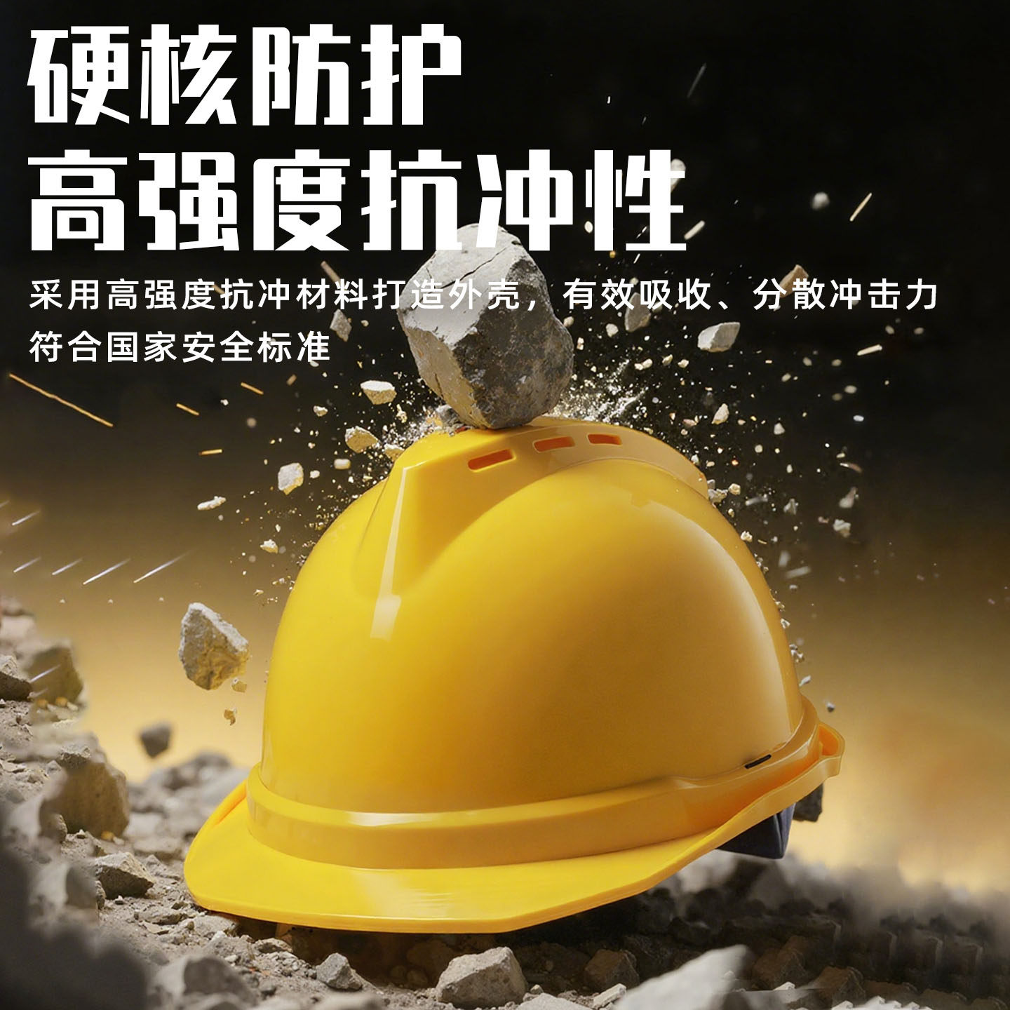 Special safety helmet for safety officers, red labor protection, national standard certification for