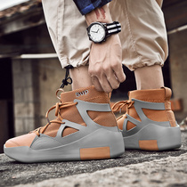 Tide brand high street mens shoes autumn 2020 new FOG1 tide shoes high-top shoes mens casual wild trend height-increasing shoes