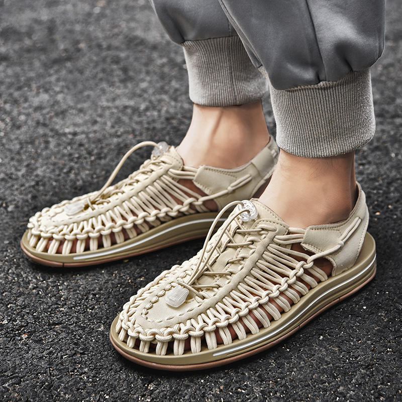 Summer outwear casual anadromous shoes non-slip Baotou beach shoes LES KEEN sandals men's trend net red men's shoes