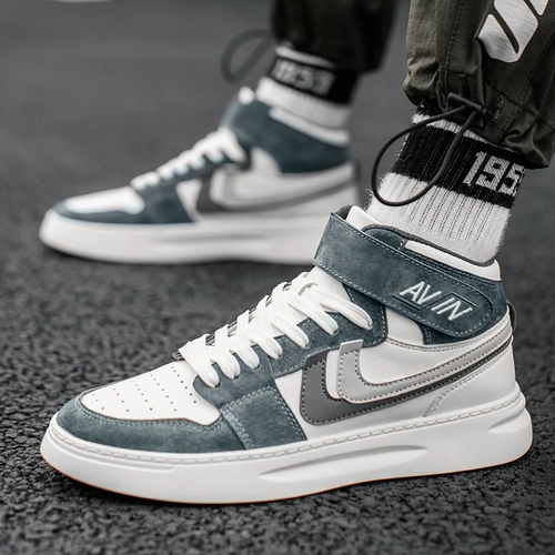 Высокие кроссовки, трендовая универсальная повседневная обувь, туфли, 2020 года, осенняя, в корейском стиле, популярно в интернете