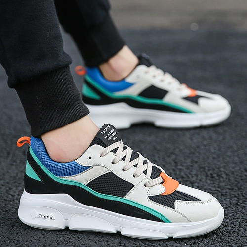 Демисезонная спортивная повседневная обувь для отдыха, трендовые кроссовки, 2018, в корейском стиле