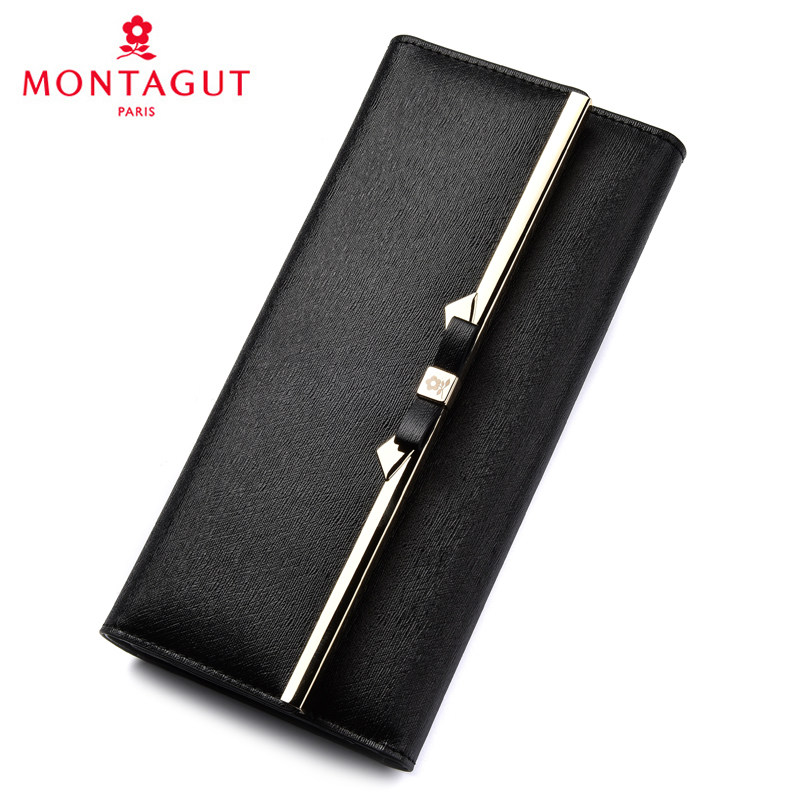 Monte Garta Wallet Woman 2021 New Three - Turn Sweet Leather Butterfly Bow Fashion Handle Package Ladies Ticket