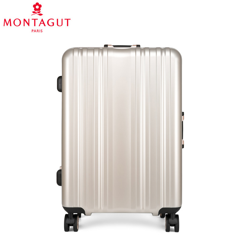 Montagut trolley suitcase universal wheel men and women 24 password luggage 20 inch 22 leather case wild suitcase