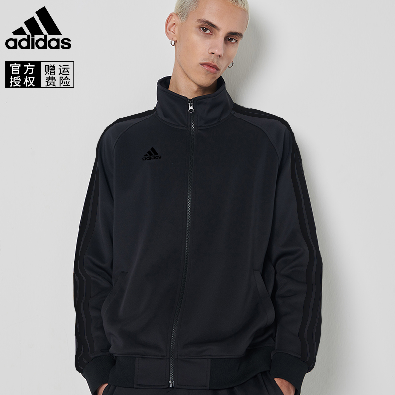 Adidas Adidas Jacket for Men and Women Official Website Flagship Genuine Casual Classic Jacket Black Warrior Sports Top