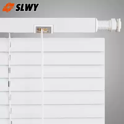 Punch-free aluminum alloy Louver Curtain blackout lift roller shutter home waterproof powder room bathroom toilet office
