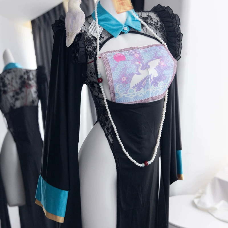 Fire Flower X Black Cat Azure Archive Fan-Made Mizuho Cosplay Costume Sexy Halloween Private Room Zombie Outfit in Stock