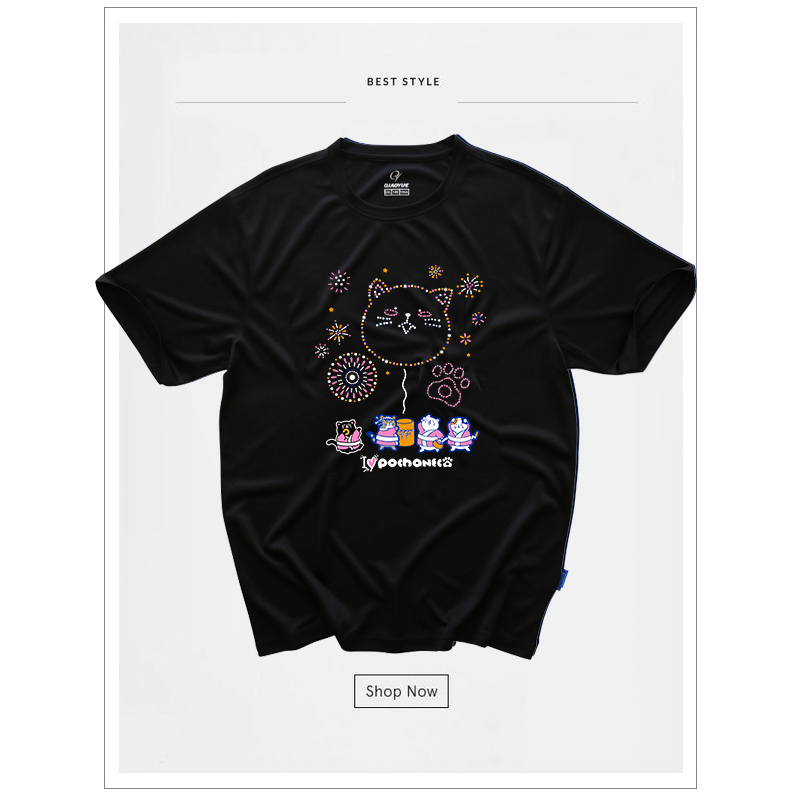 Cat badminton culture cardigan with fireworks, short sleeve men and women sportswear round collar blouses speed dry breathable training suits Summer-Taobao